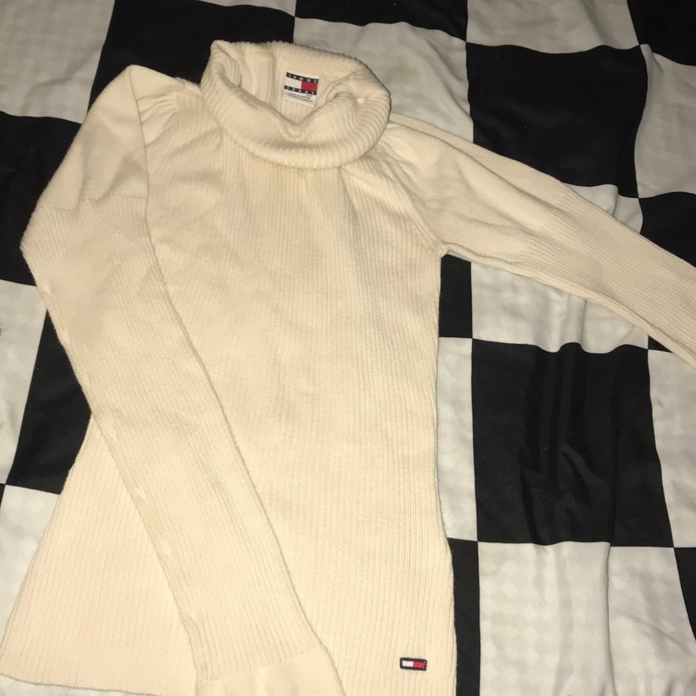 Creme Tommy Hilfiger Turtle neck